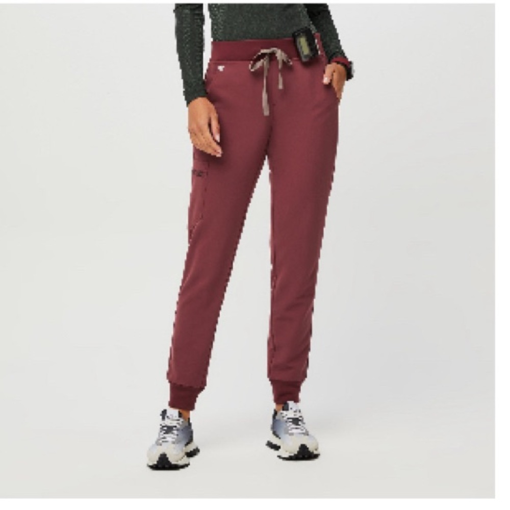 Women’s Dark Cherry Zamora Jogger Scrub Pants